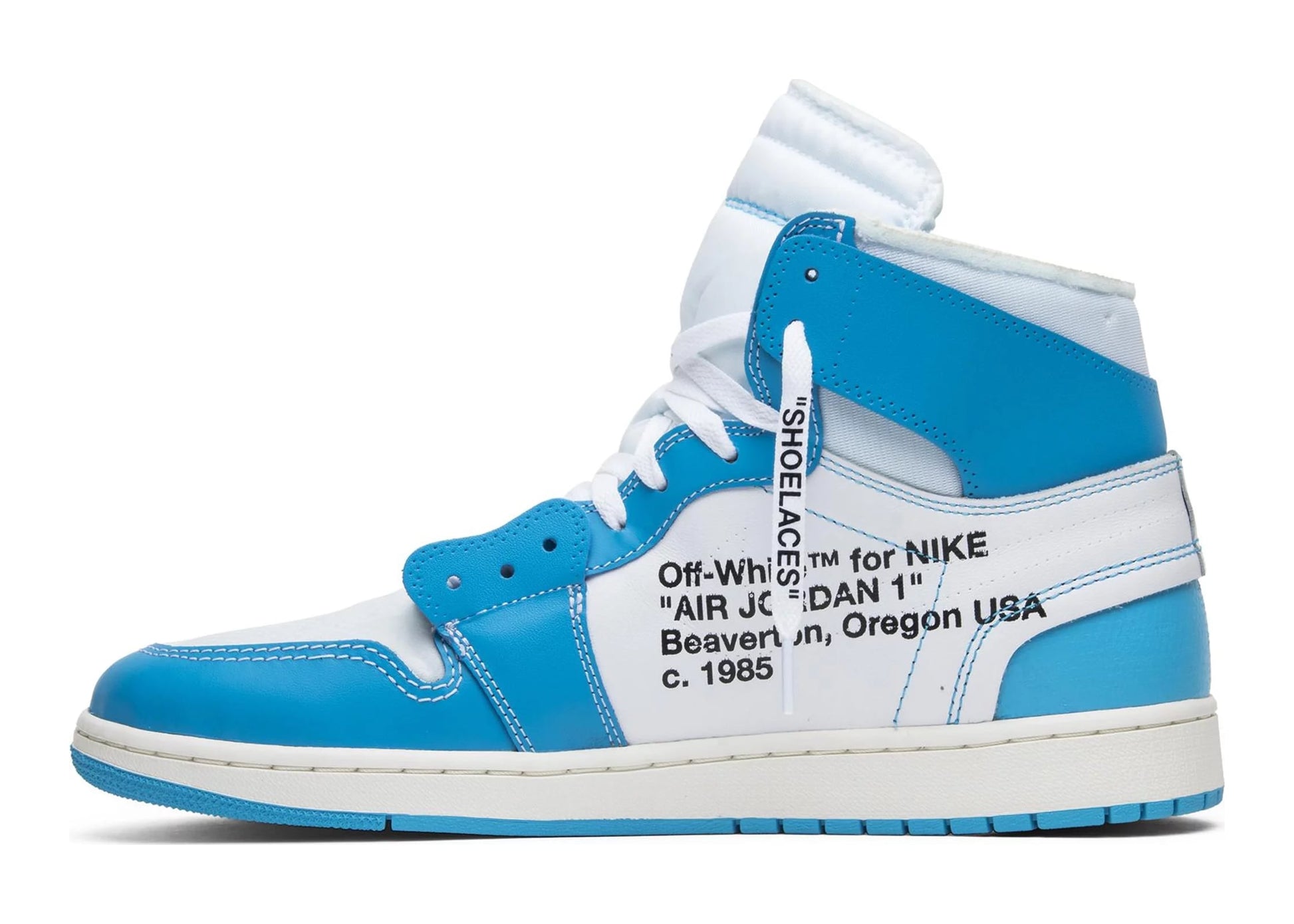 Air Jordan 1 Retro High Off-White University Blue