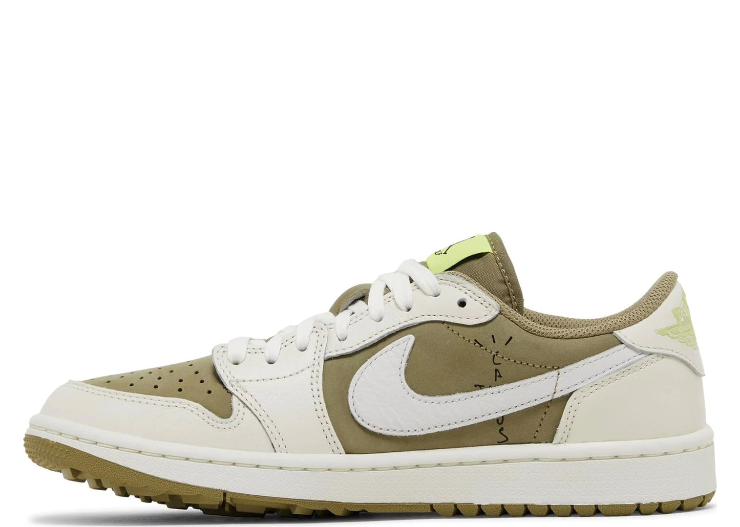 Air Jordan 1 Retro Low Golf Travis Scott Neutral Olive
