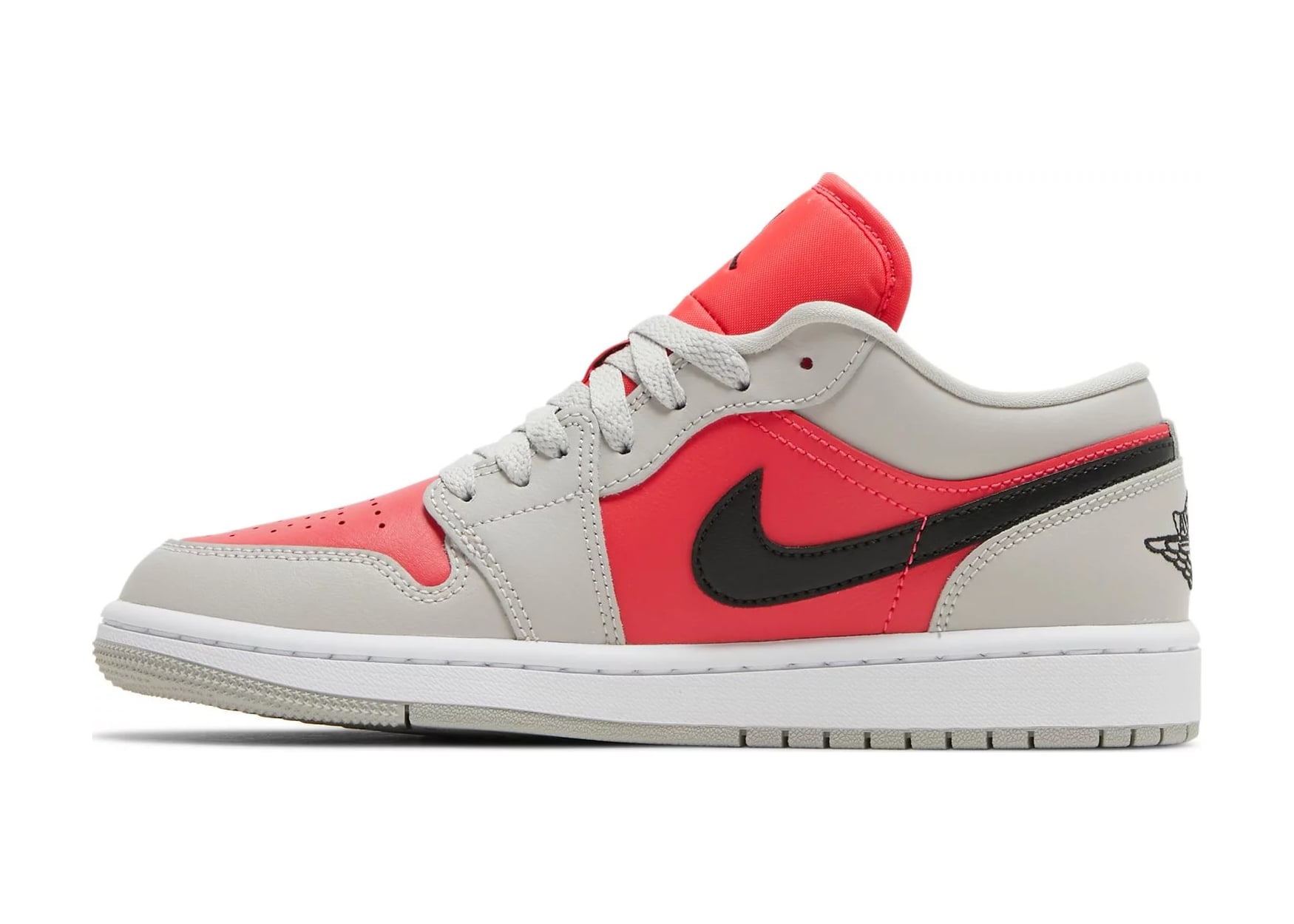 Air Jordan 1 Retro Low Light Iron Ore Siren Red (W)