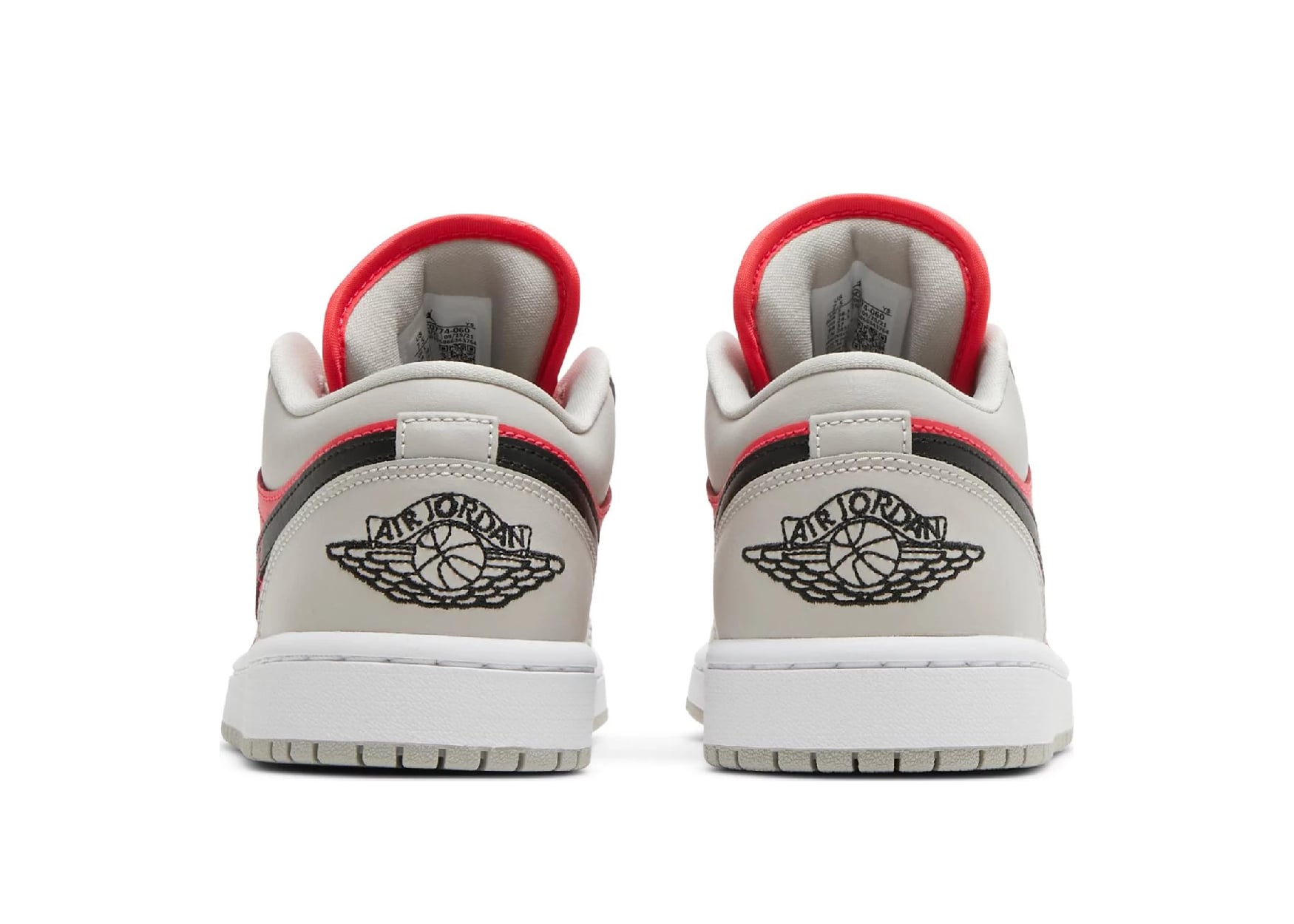 Air Jordan 1 Retro Low Light Iron Ore Siren Red (W)