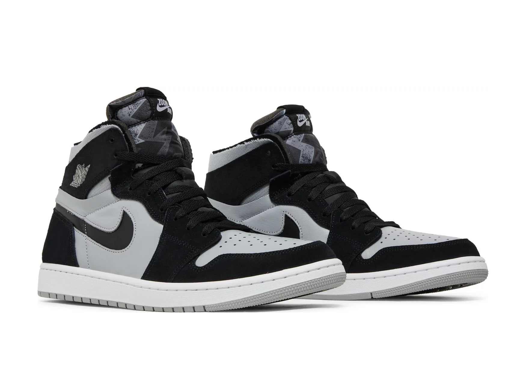 Air Jordan 1 Zoom CMFT Black Light Smoke Grey
