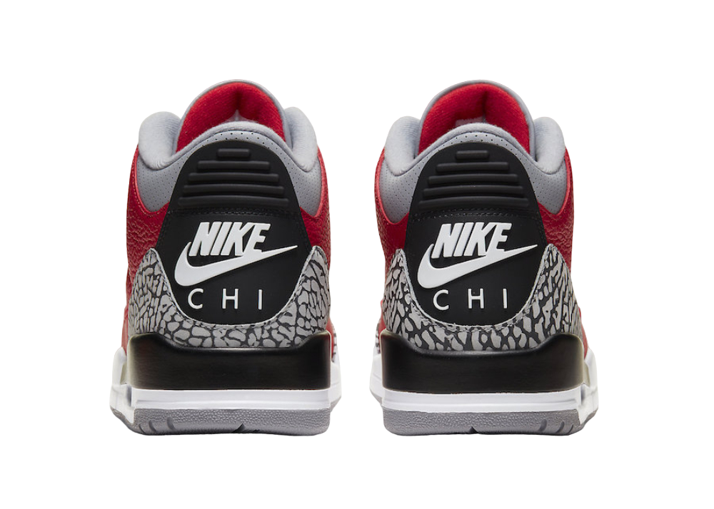 Air Jordan 3 Retro Fire Red Cement (Nike Chi)