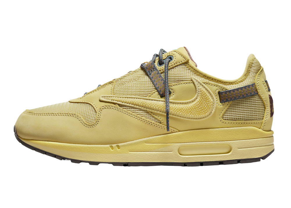 Air Max 1 Travis Scott Cactus Jack Saturn Gold