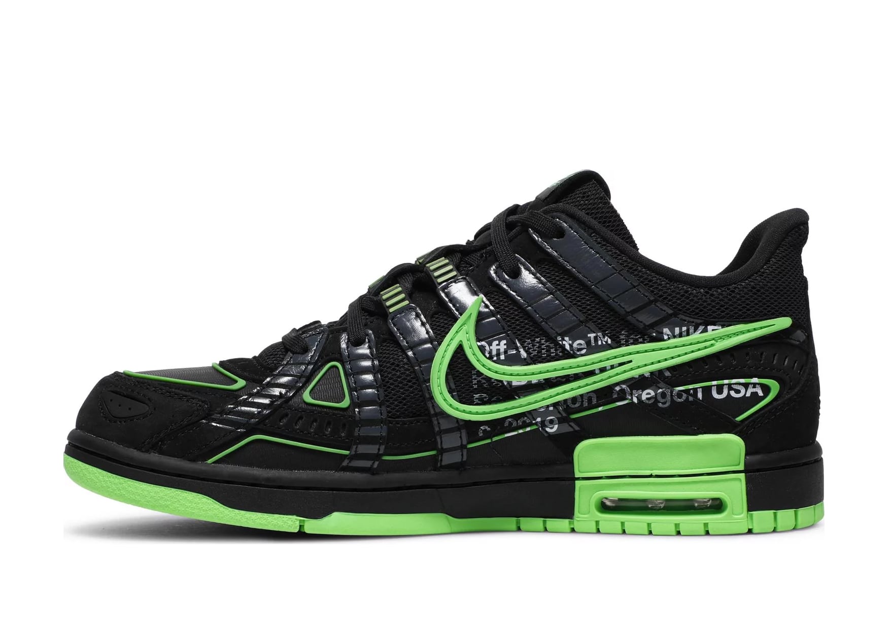 Air Rubber Dunk Off-White Green Strike