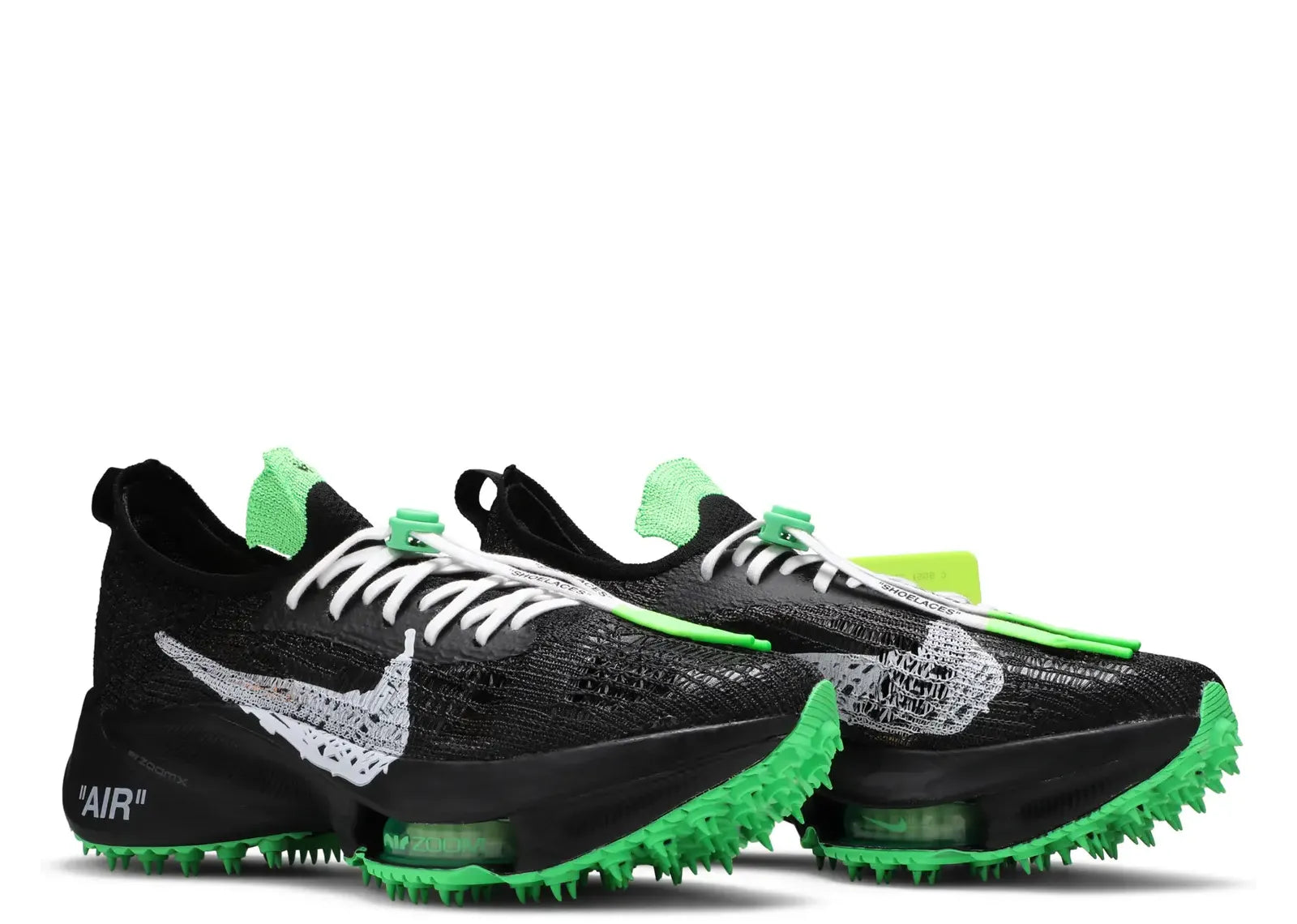 Air Zoom Tempo Next Flyknit Off-White Black Scream Green