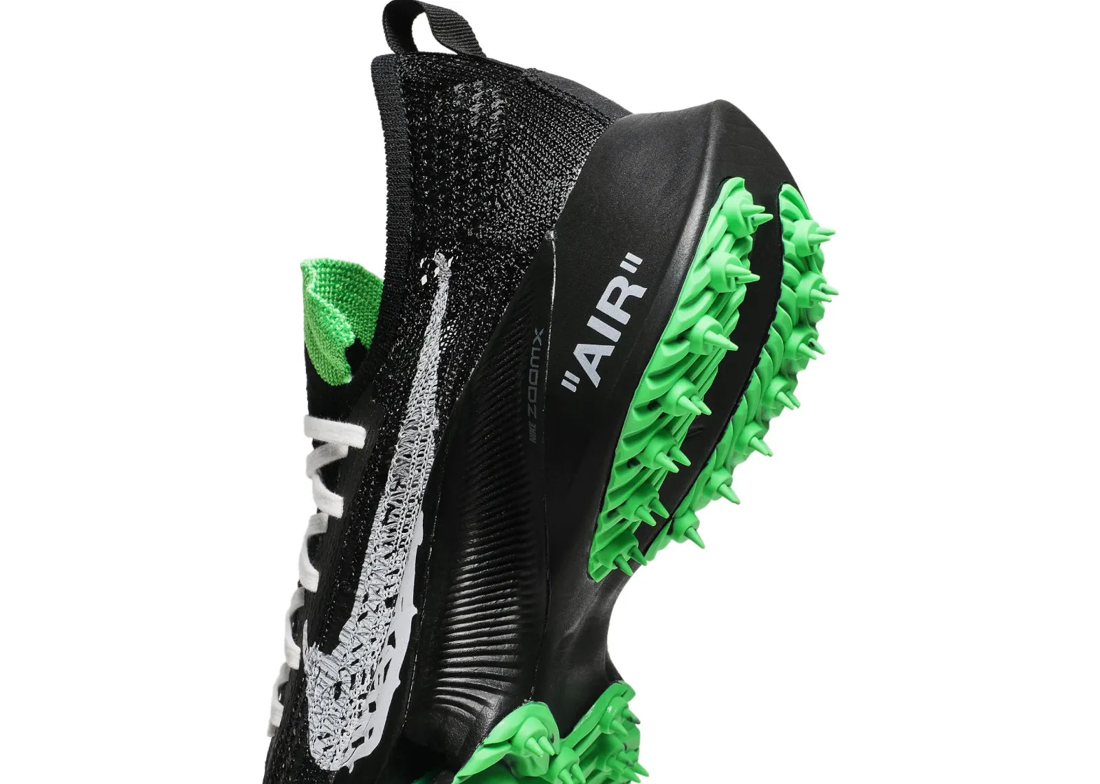 Air Zoom Tempo Next Flyknit Off-White Black Scream Green