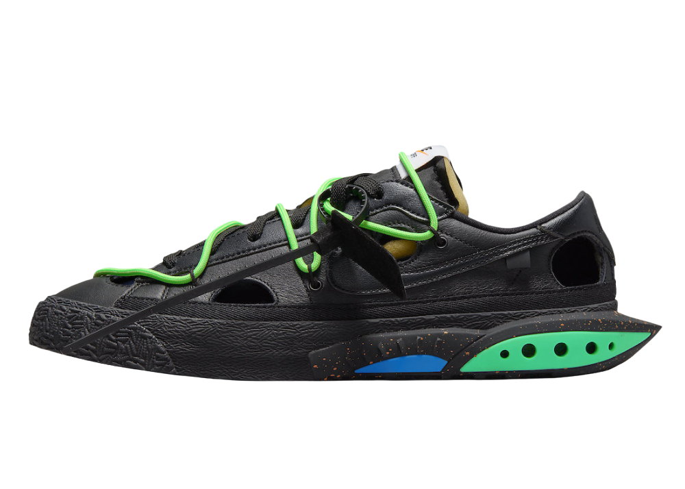 Blazer Low Off-White Black Electro Green