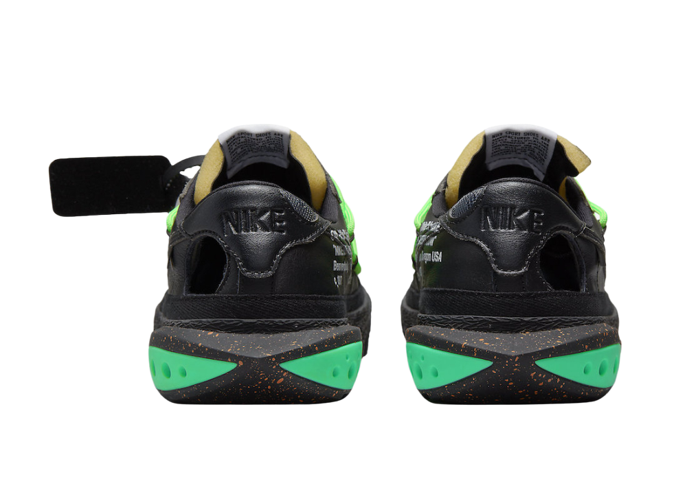 Blazer Low Off-White Black Electro Green