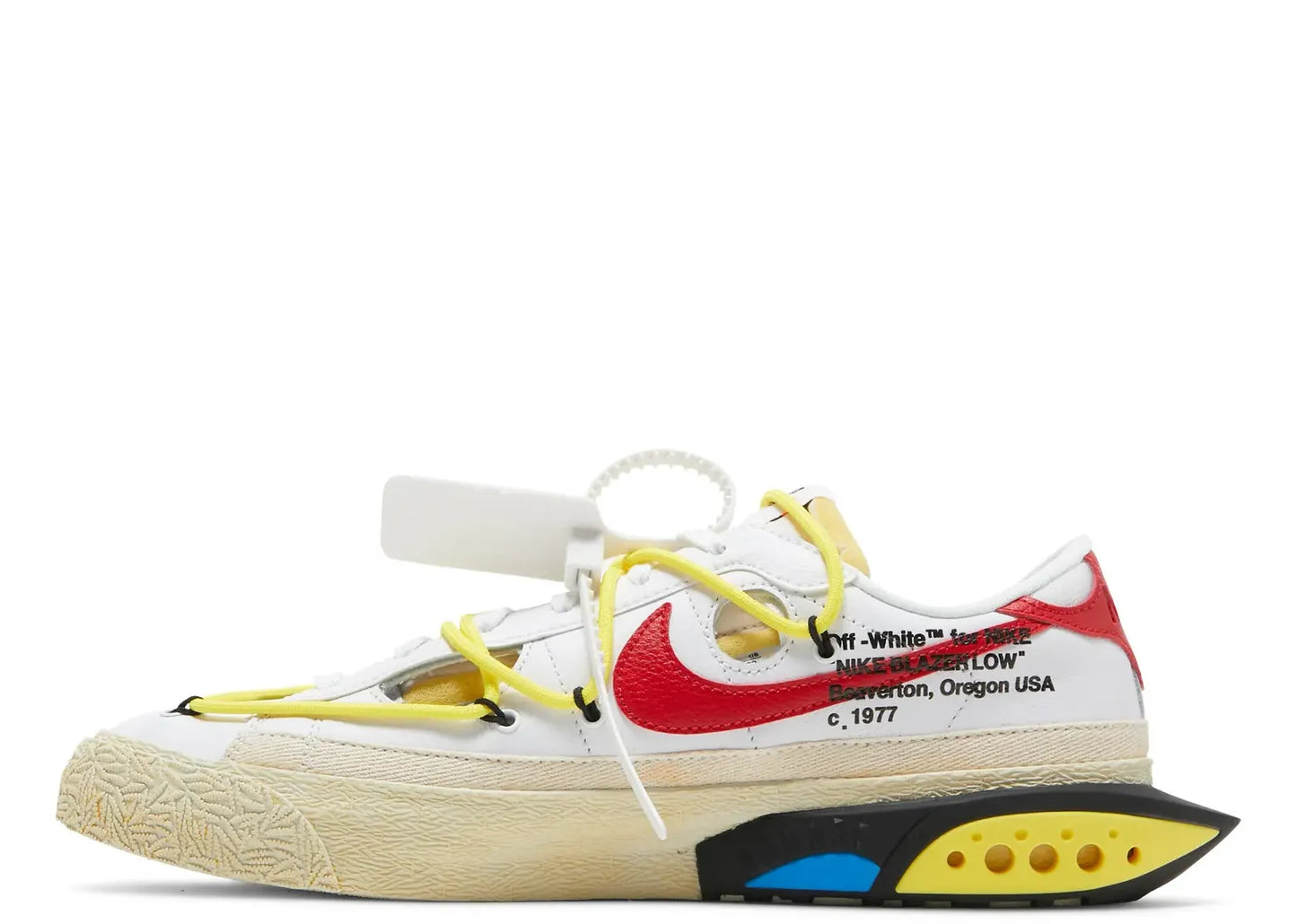 Blazer Low Off-White University Red