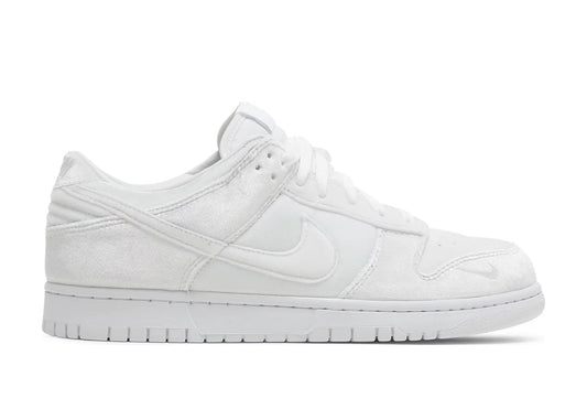 Dunk Low Dover Street Market Triple White Velvet