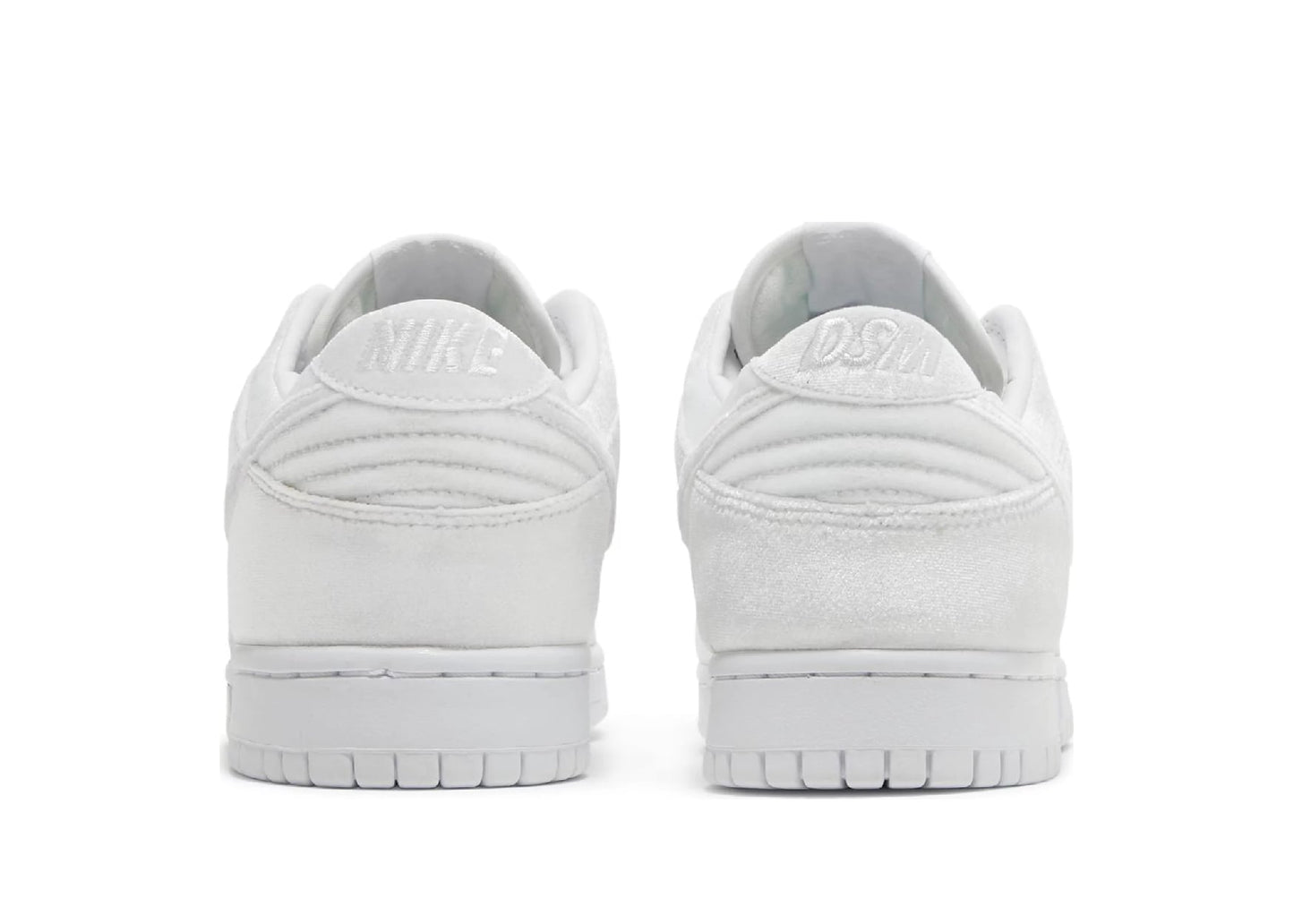 Dunk Low Dover Street Market Triple White Velvet