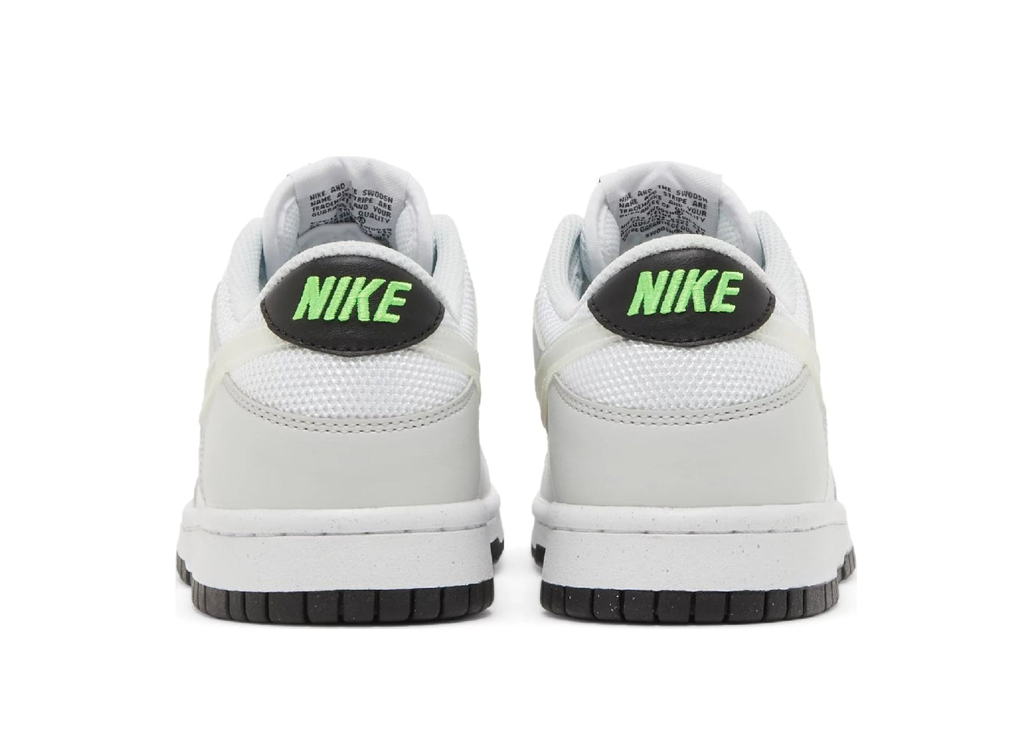 Dunk Low Glitch Swoosh White Grey (GS)