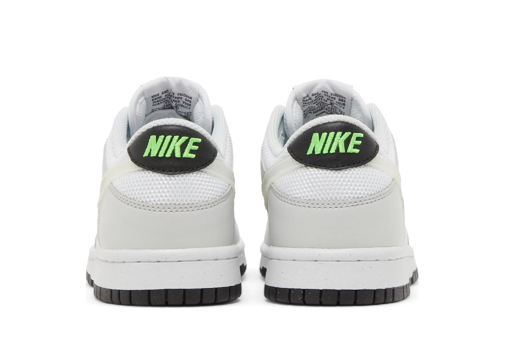 Dunk Low Glitch Swoosh White Grey (GS)