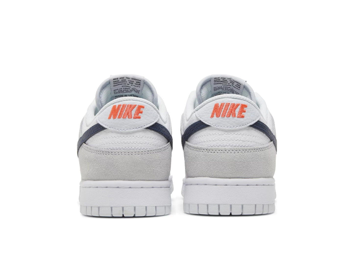 Dunk Low White Grey Navy Aqua Mini Swoosh