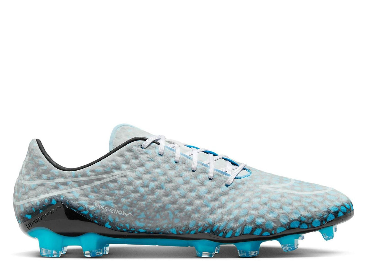 Hypervenom Phantom 1 FG White Photo Blue