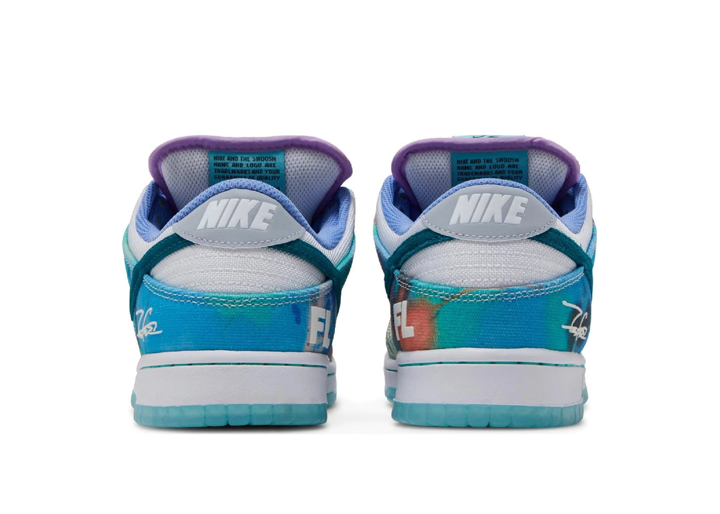 SB Dunk Low Futura Laboratories Bleached Aqua