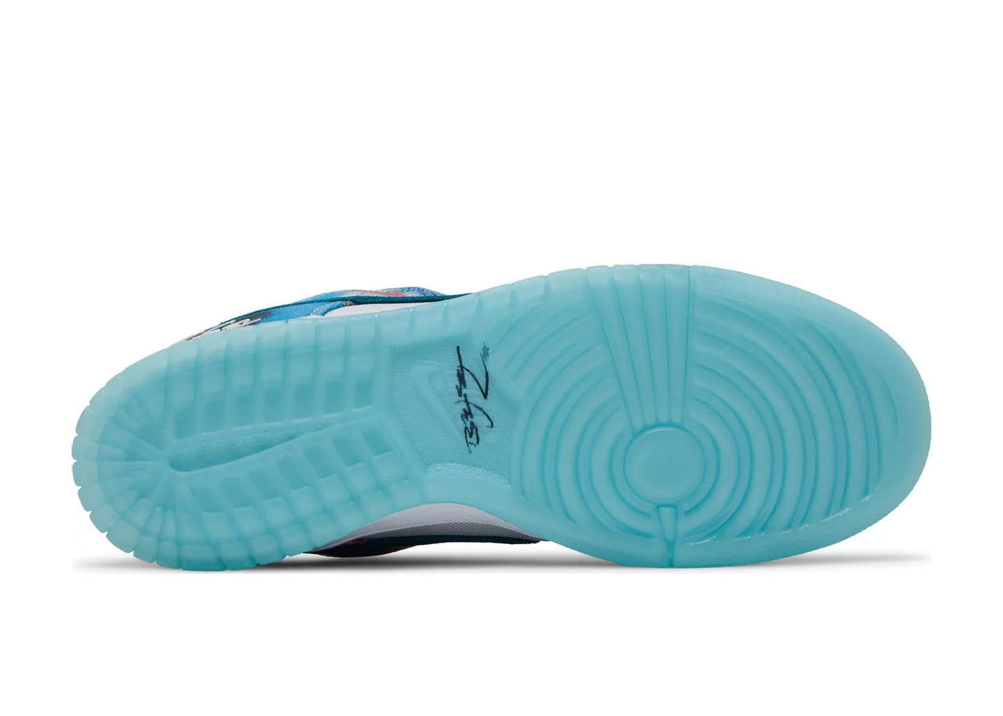 SB Dunk Low Futura Laboratories Bleached Aqua