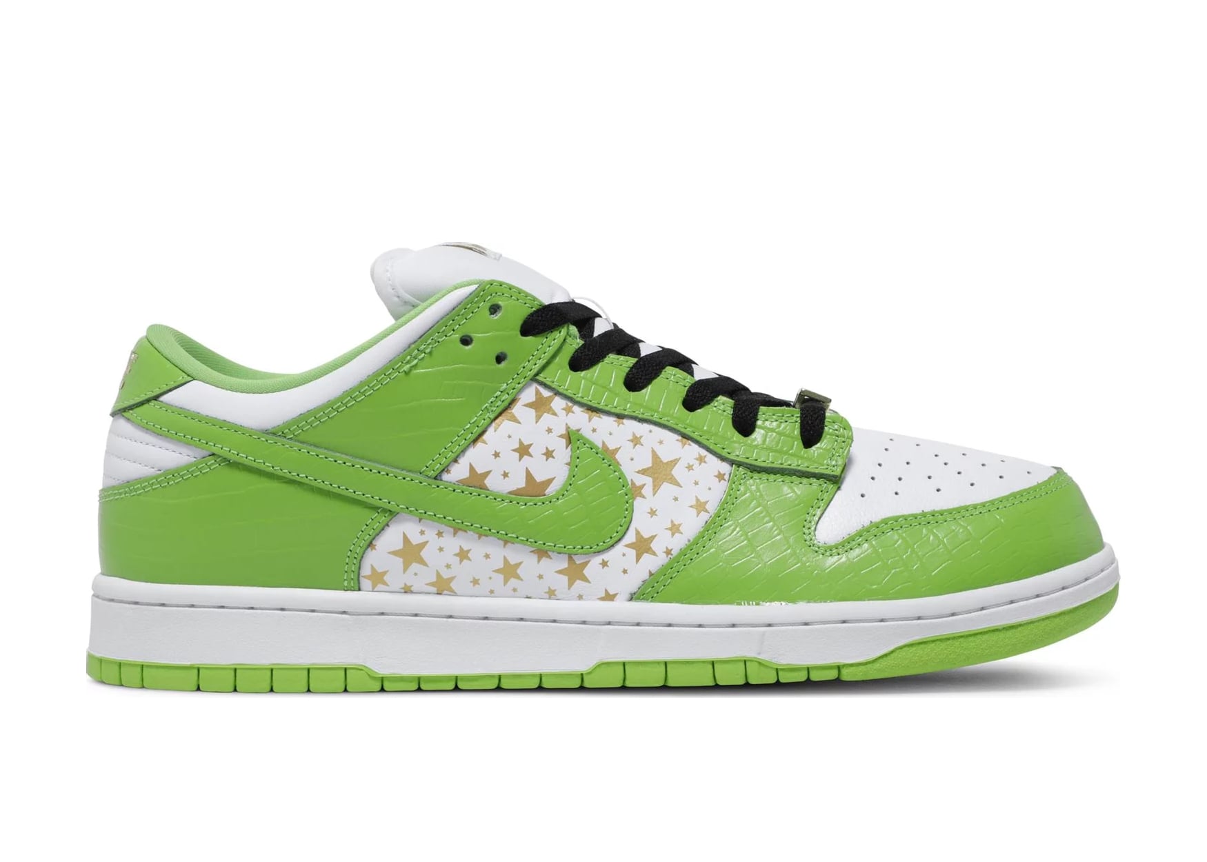 SB Dunk Low Supreme Stars Mean Green (2021)