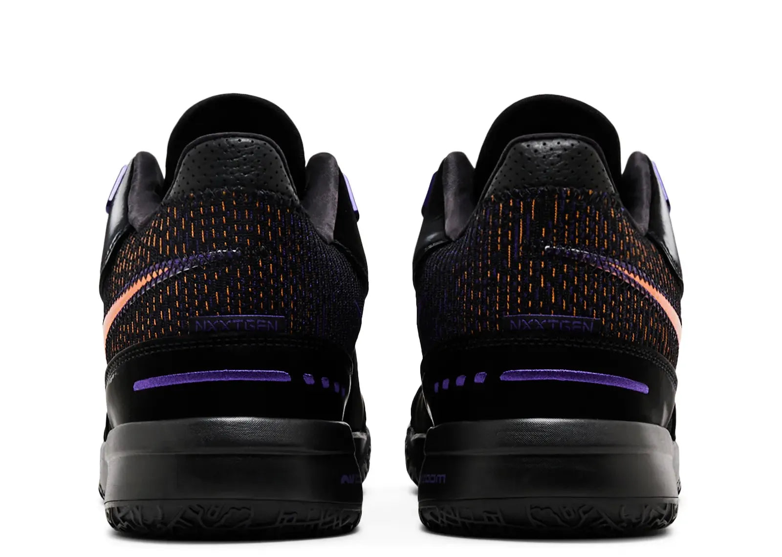 Zoom LeBron NXXT Gen AMPD Black Field Purple Bright Mandarin