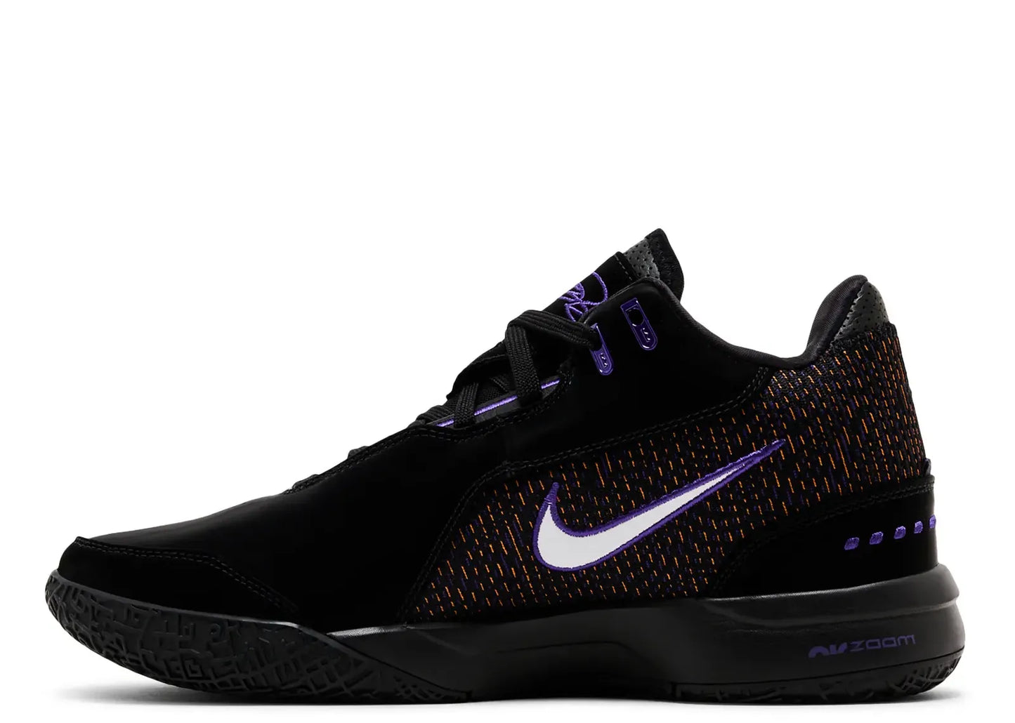 Zoom LeBron NXXT Gen AMPD Black Field Purple Bright Mandarin