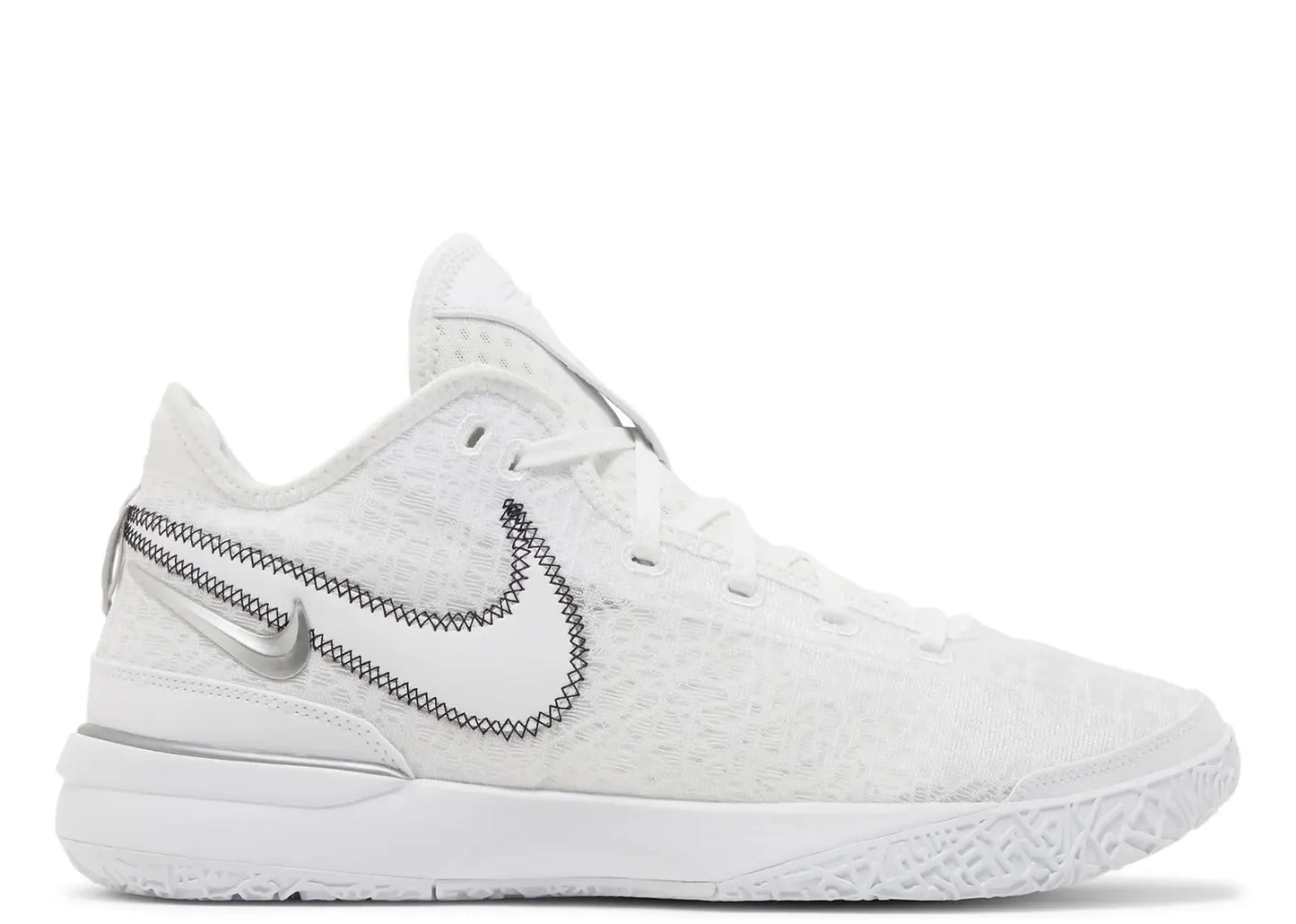 Zoom LeBron NXXT Gen White Metallic Silver