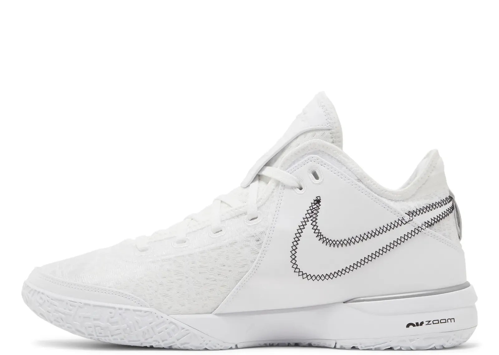Zoom LeBron NXXT Gen White Metallic Silver