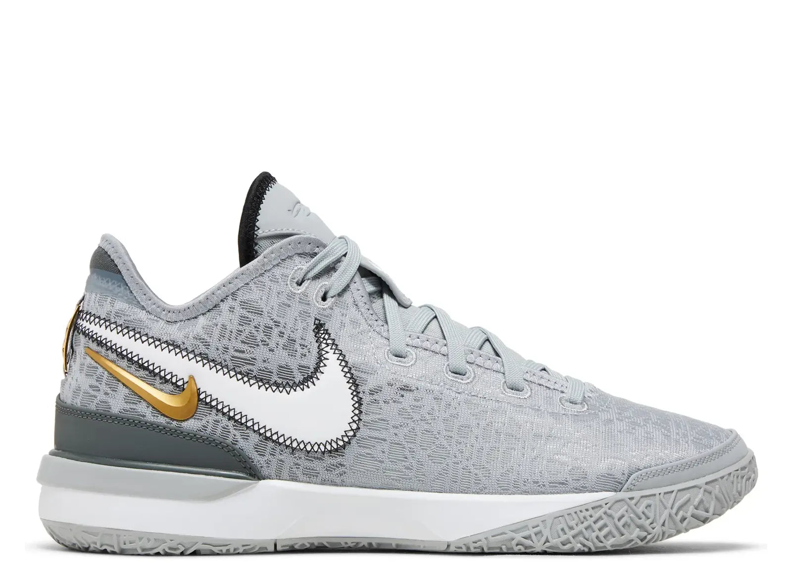 Zoom LeBron NXXT Gen Wolf Grey Metallic Gold