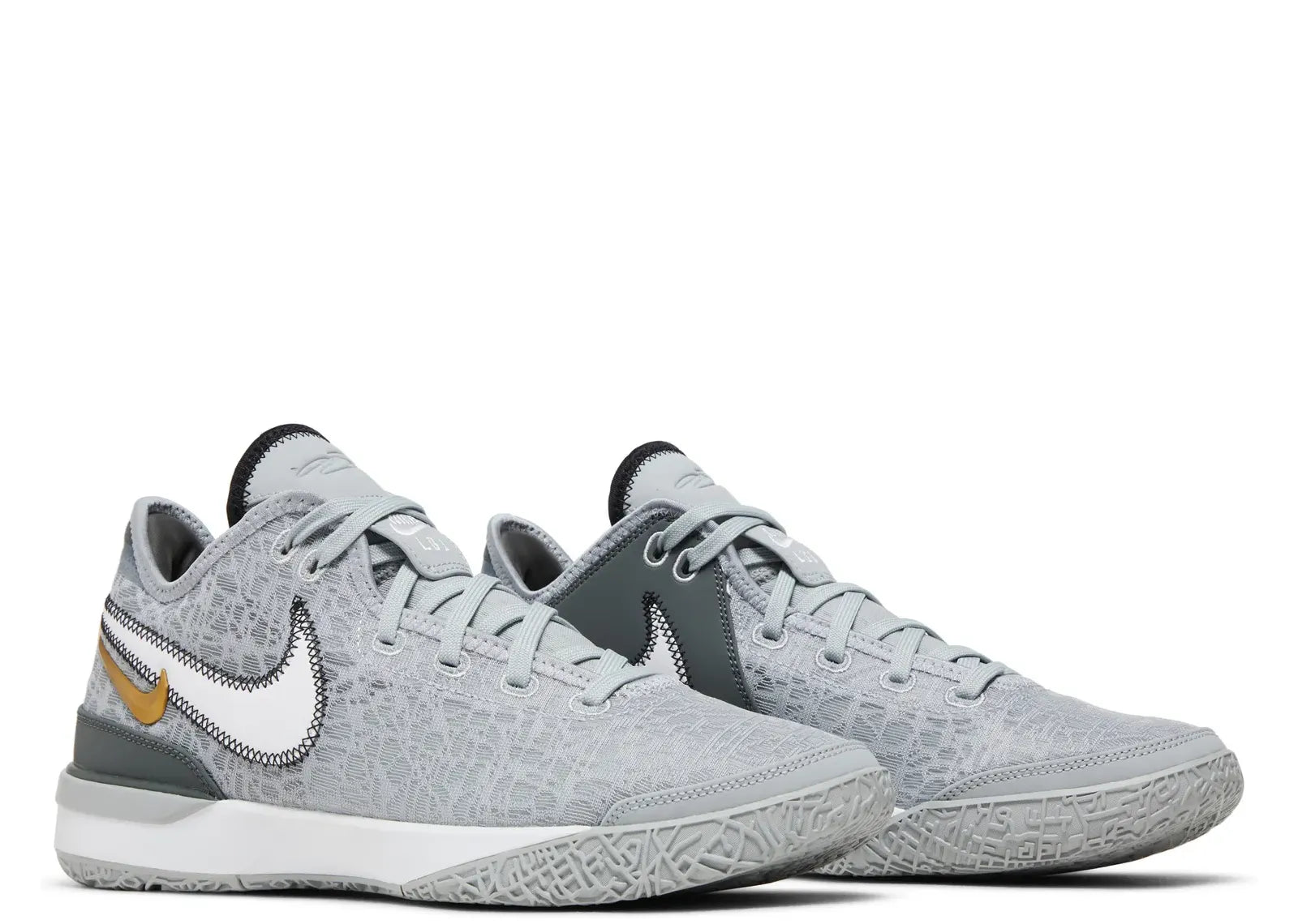 Zoom LeBron NXXT Gen Wolf Grey Metallic Gold