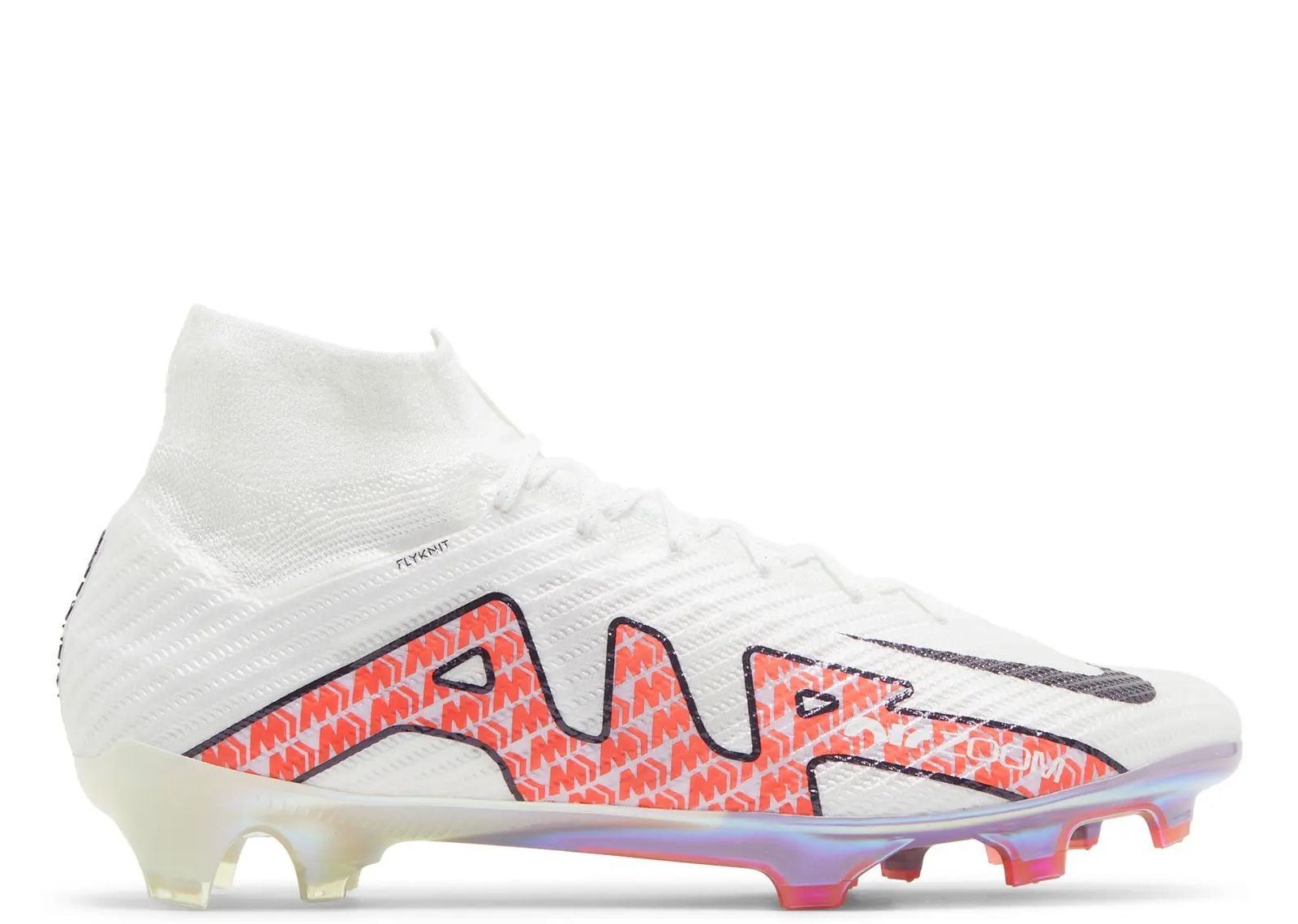 Zoom Mercurial Superfly 9 Elite FG White Bright Crimson