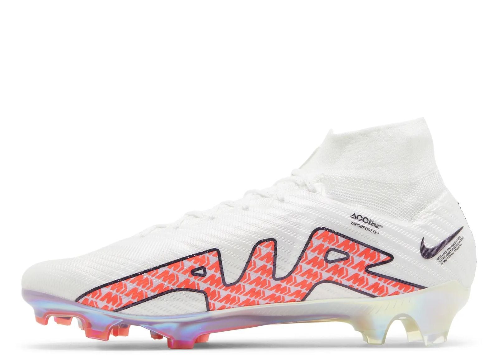 Zoom Mercurial Superfly 9 Elite FG White Bright Crimson