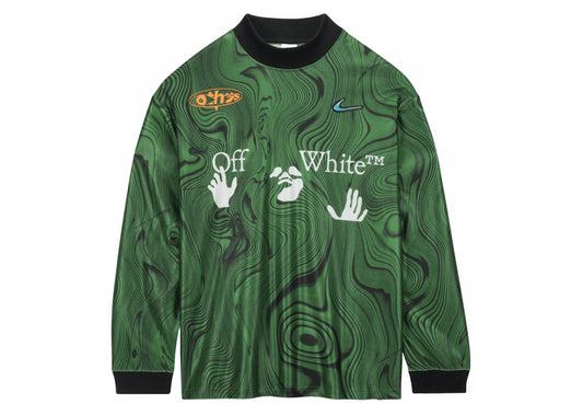 x Off-White Allover Print Jersey Kelly Green