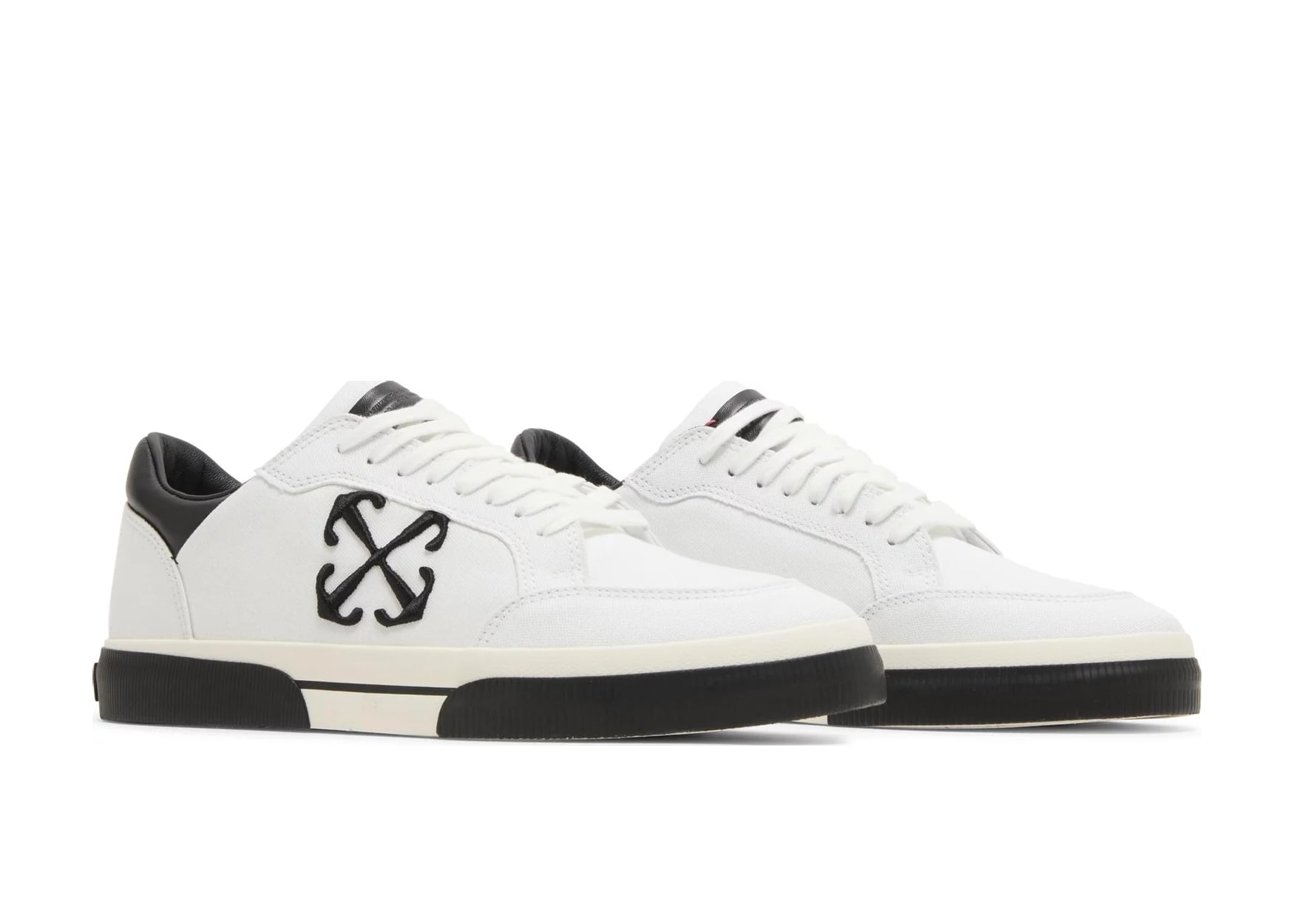 OFF-WHITE New Low Vulcanized White Black