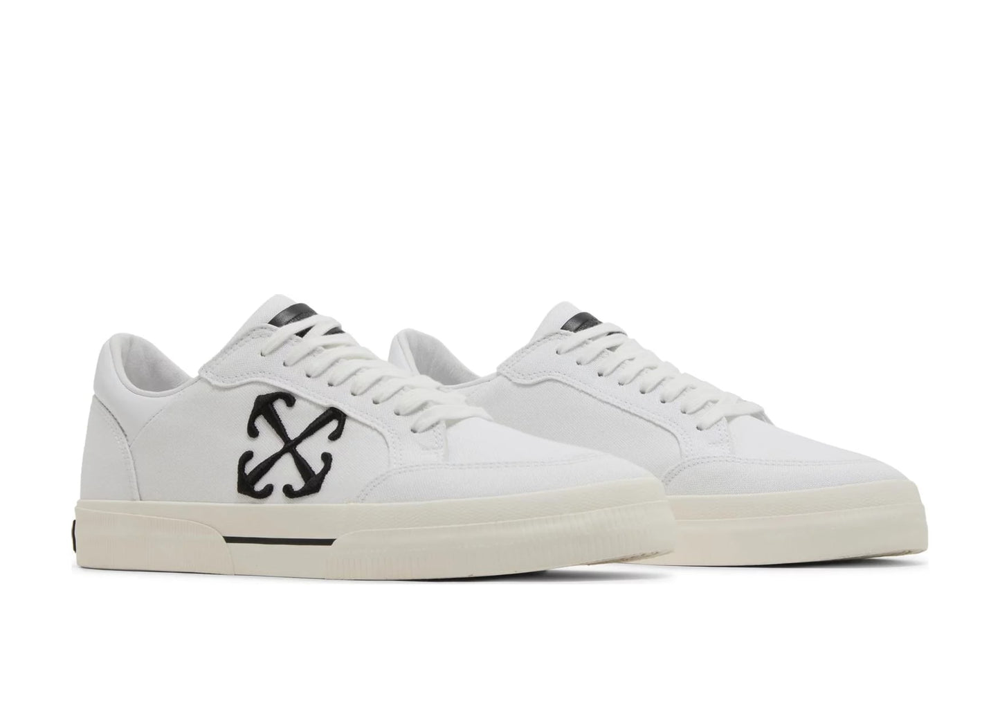 OFF-WHITE New Low Vulcanized White White Black