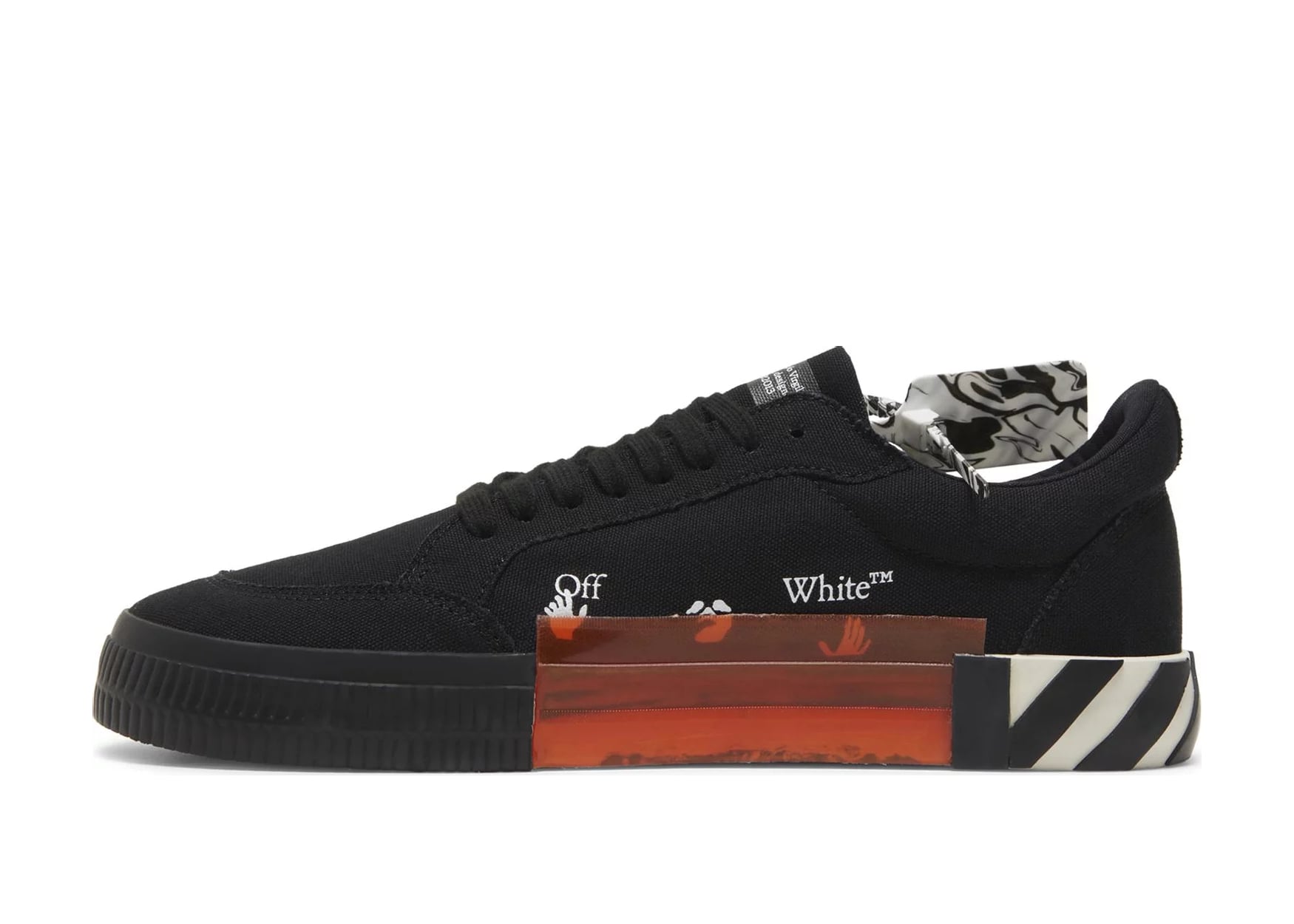OFF-WHITE Vulc Low Black White Arrow