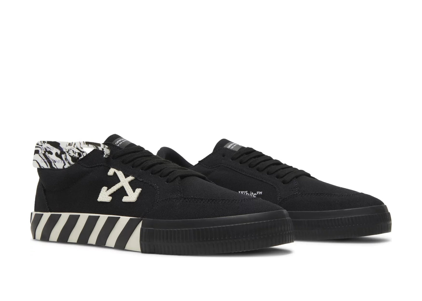 OFF-WHITE Vulc Low Black White Arrow