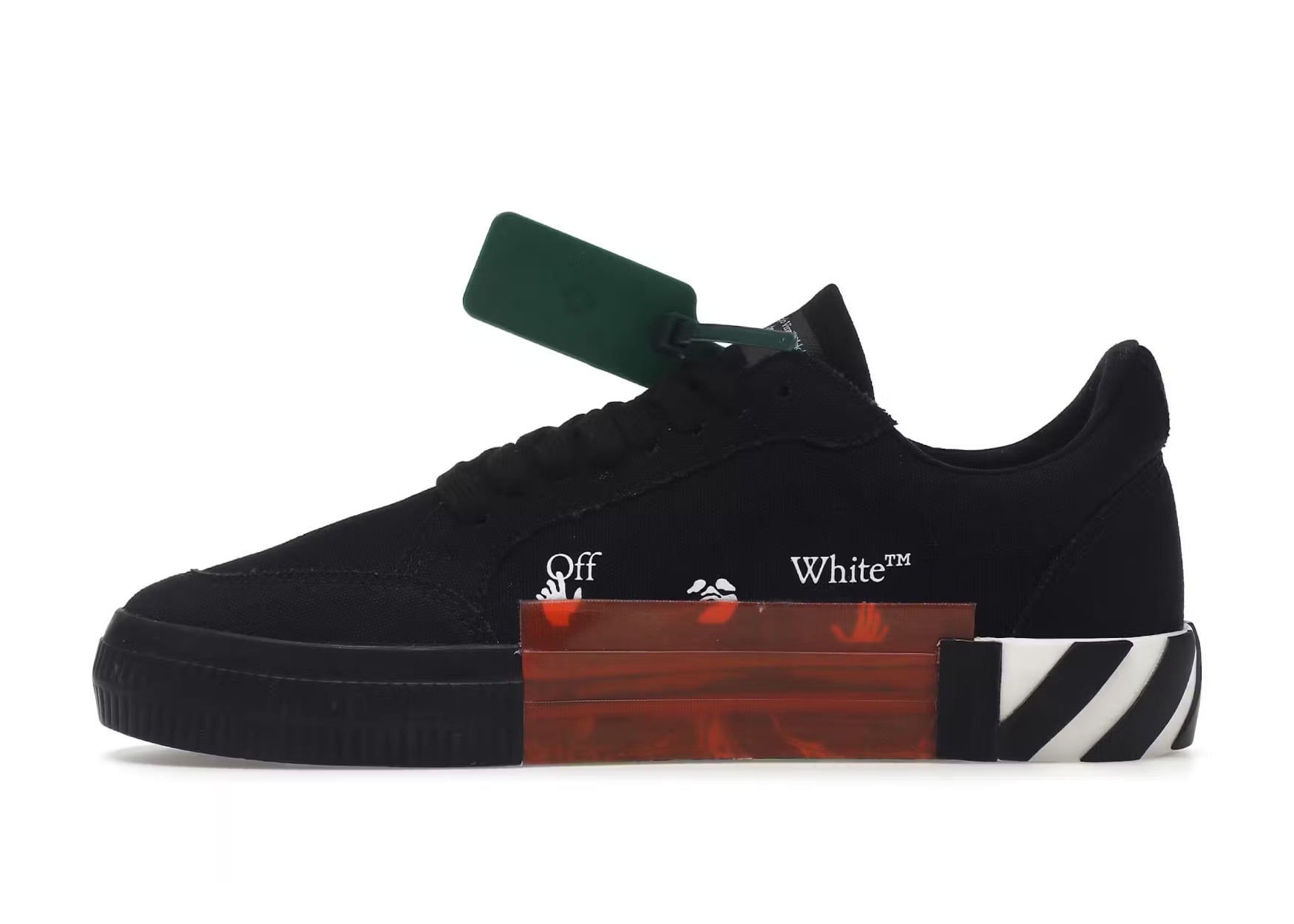OFF-WHITE Vulc Low Canvas Black White Black SS22
