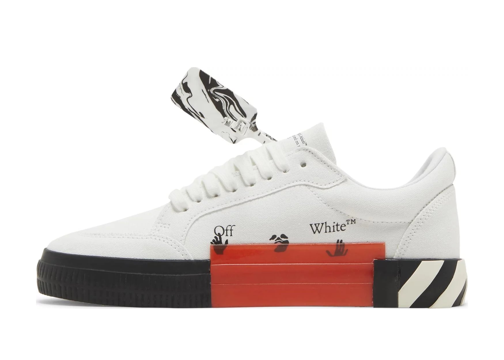 OFF-WHITE Vulc Low Canvas White Black