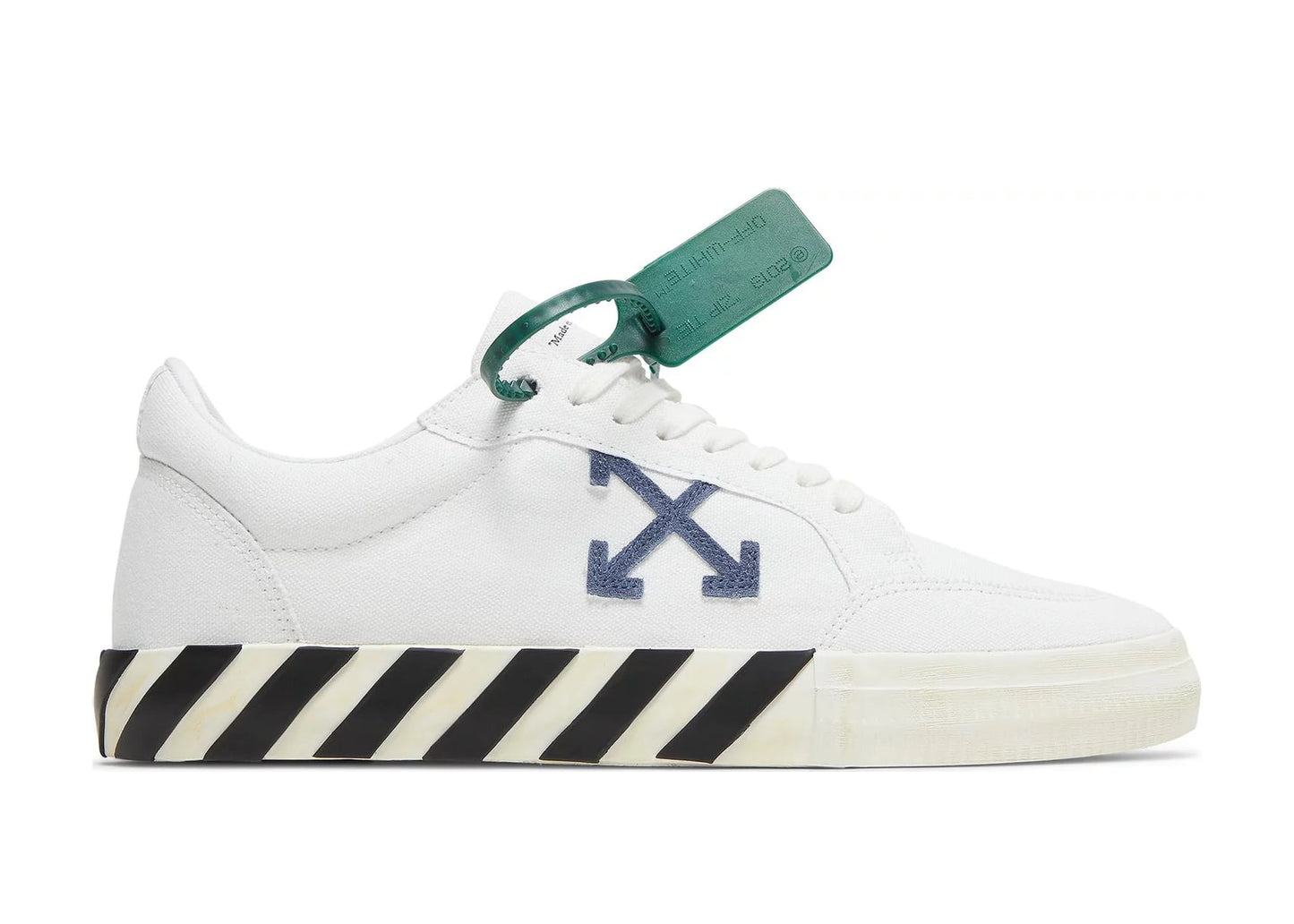OFF-WHITE Vulc Low Cotton White White Blue Grey