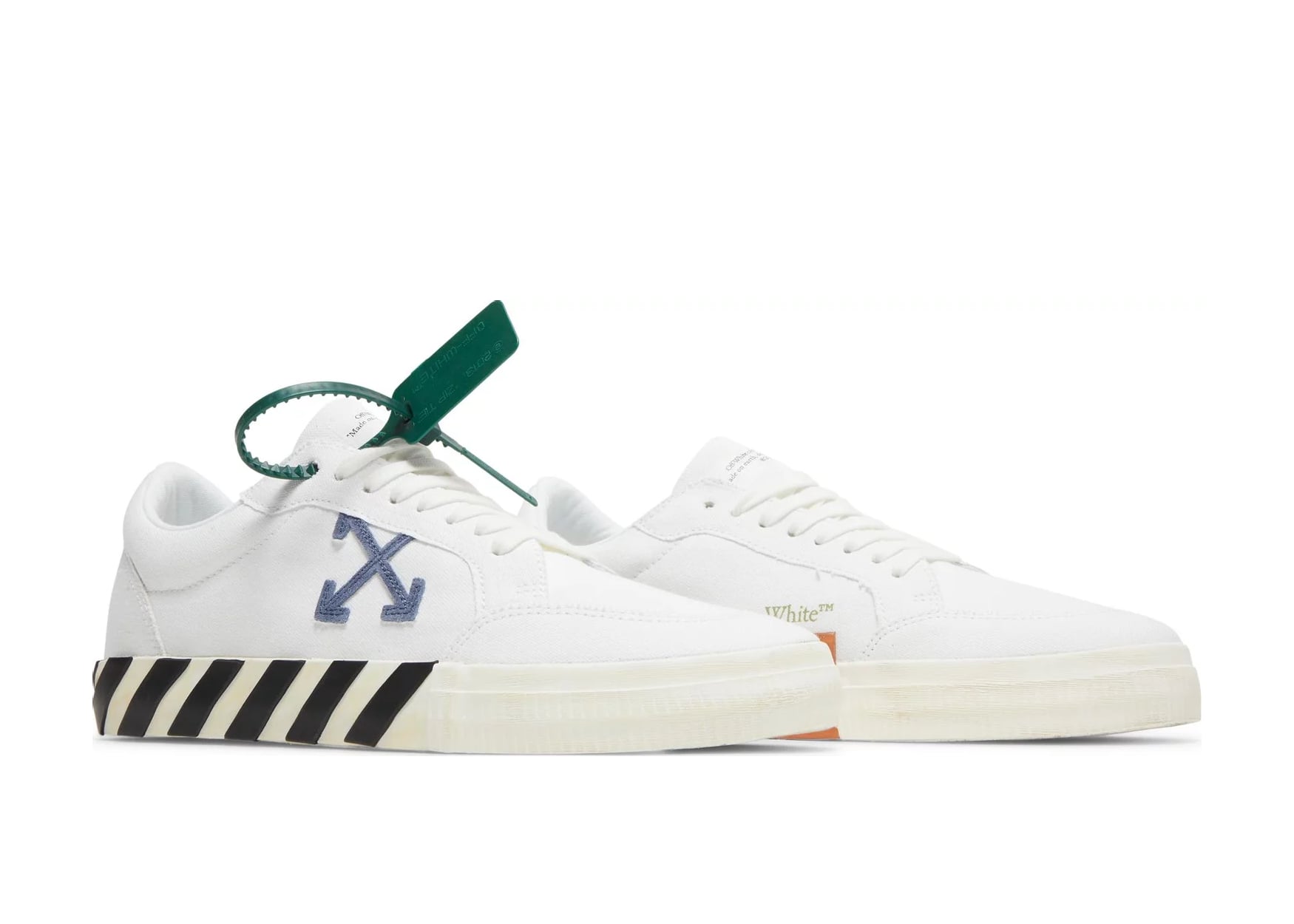 OFF-WHITE Vulc Low Cotton White White Blue Grey