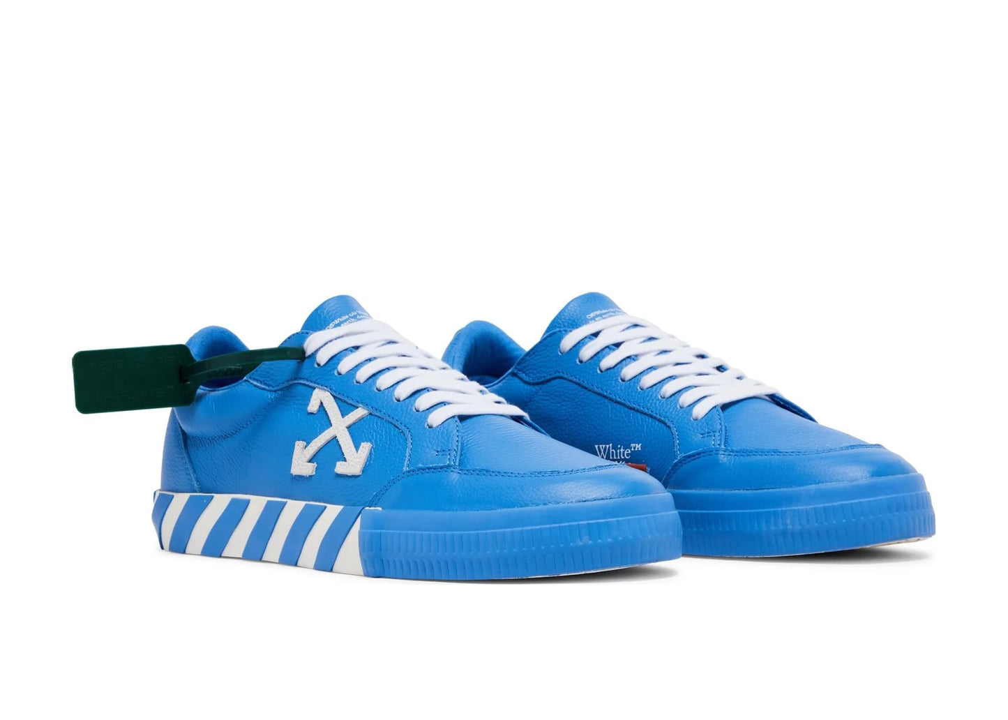 OFF-WHITE Vulc Low Leather Blue White