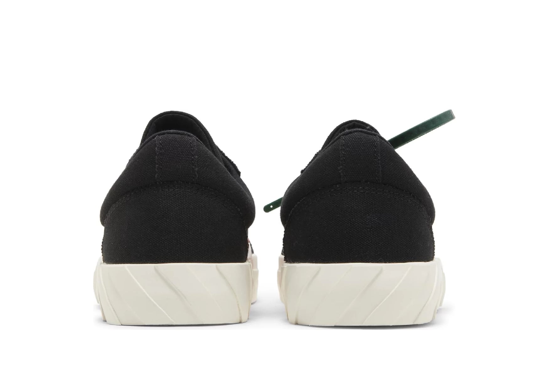 OFF-WHITE Vulcanized Low Black White (W)
