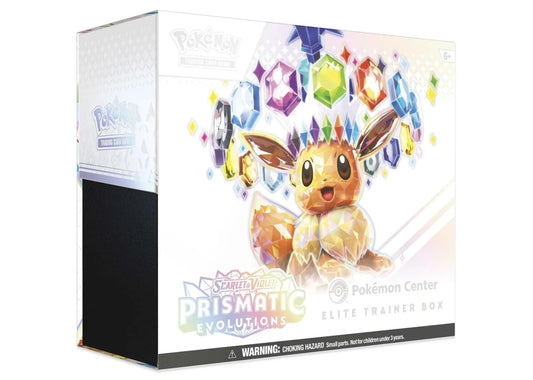 Scarlet & Violet Prismatic Evolutions Pokemon Center Elite Trainer Box