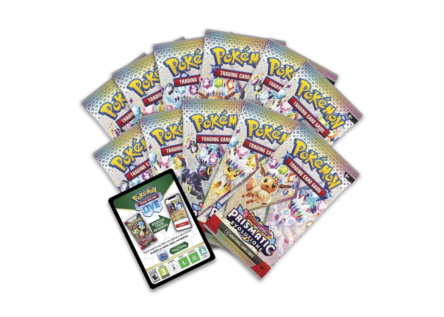 Scarlet & Violet Prismatic Evolutions Pokemon Center Elite Trainer Box