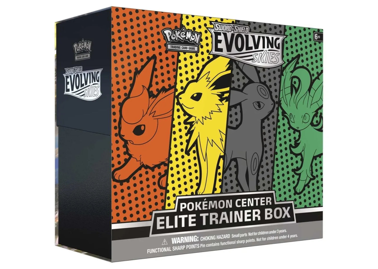TCG Sword & Shield Evolving Skies Pokémon Center Elite Trainer Box (Flareon/Jolteon/Umbreon/Leafeon)