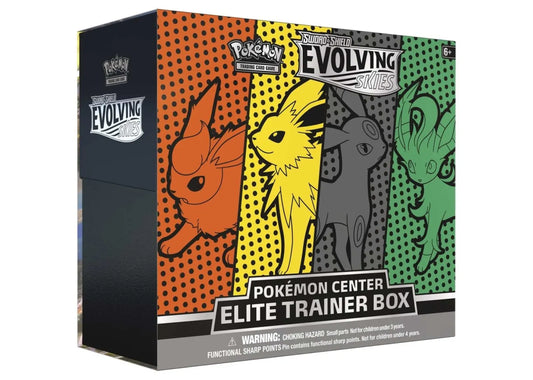 TCG Sword & Shield Evolving Skies Pokémon Center Elite Trainer Box (Flareon/Jolteon/Umbreon/Leafeon)