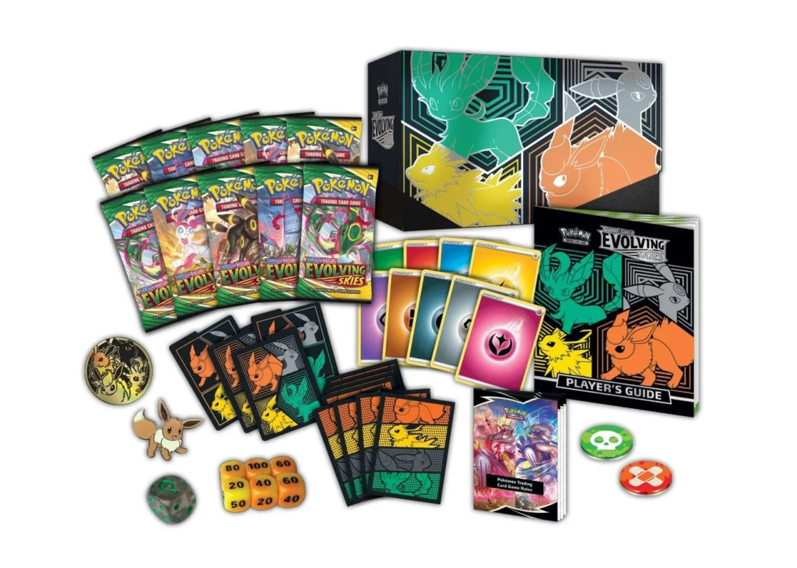 TCG Sword & Shield Evolving Skies Pokémon Center Elite Trainer Box (Flareon/Jolteon/Umbreon/Leafeon)