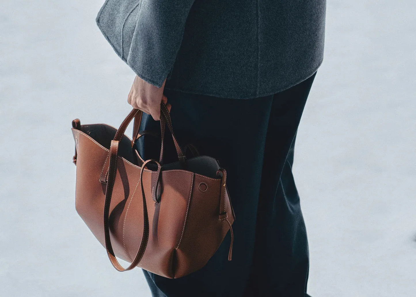 Cyme Mini Edition Textured Cognac