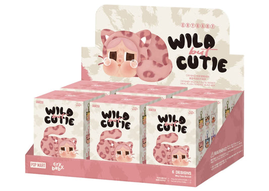 CRYBABY Wild but Cutie Series Vinyl Plush Pendant Sealed Case (6 Blind Box)