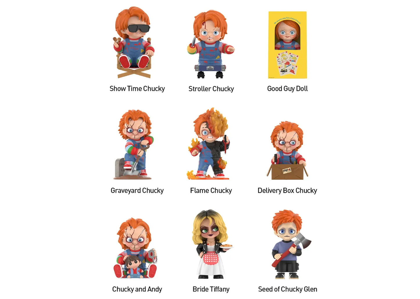 Chucky Franchise Series Figures Single Blind Box