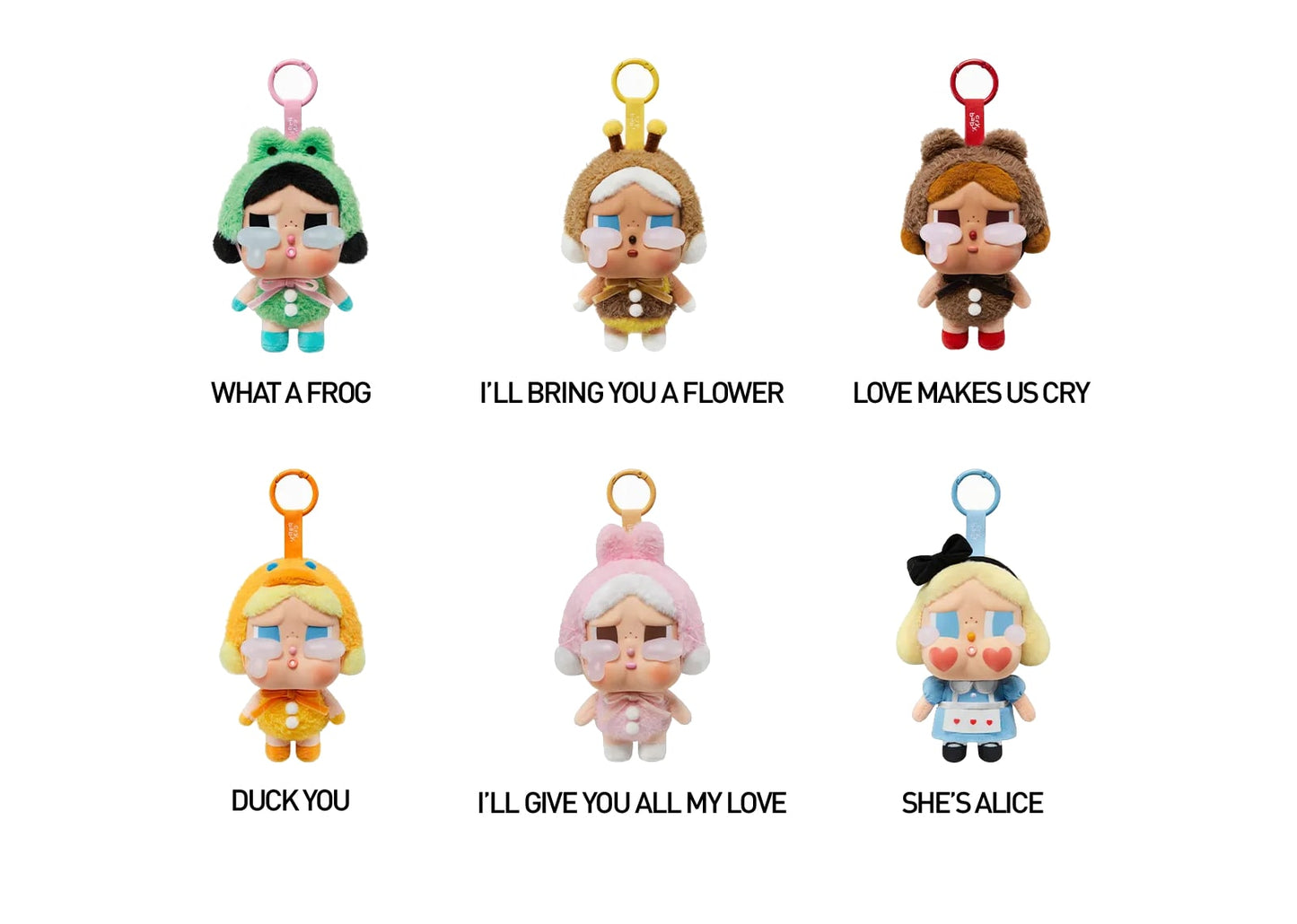 CryBaby Crying Again Series Vinyl Face Plush Sealed Case (6 Blind Box)